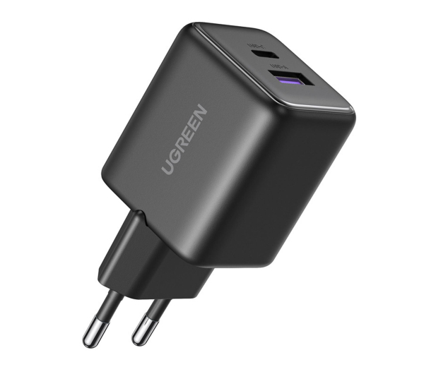 UGREEN Ładowarka sieciowa X516 USB + USB-C GaN 30W czarna - 1513563 - zdjęcie